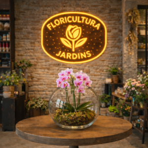 Orquídea no Aquário